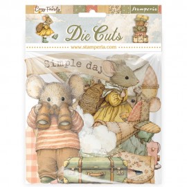 STAMPERIA KSZTAŁTY TEKTUROWE COZY FAMILY