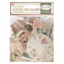 STAMPERIA EPHEMERA PAPIER MAT FLOWERS AND POEMS