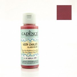 CADENCE VERY CHALKY GLASS 59ml ULTRA MAT SZKŁO CORAL RED