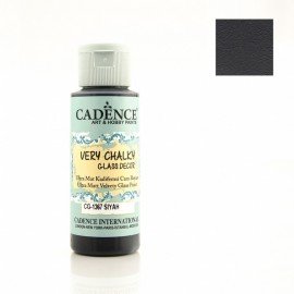 CADENCE VERY CHALKY GLASS 59ml ULTRA MAT SZKŁO BLACK