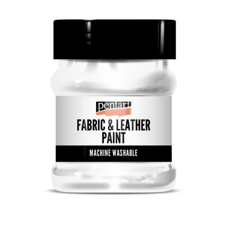 PENTART FARBA DO TKANIN I SKÓR 230ml BIAŁA
