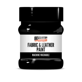 PENTART FARBA DO TKANIN I SKÓR 230ml CZARNA