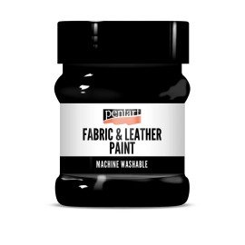 PENTART FARBA DO TKANIN I SKÓR 230ml CZARNA