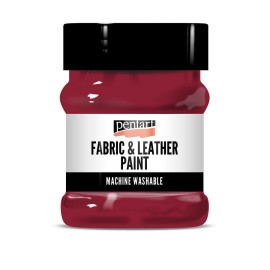 PENTART FARBA DO TKANIN I SKÓR CZERWONA