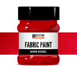 PENTART FARBA DO TKANIN 230 ml CZERWONA