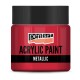 PENTART FARBA AKRYLOWA 50 ml METALICZNY CZERWONY