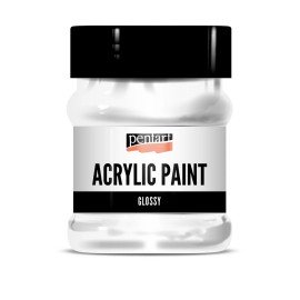 PENTART FARBA AKRYLOWA 230 ml BŁYSZCZĄCA BIAŁA