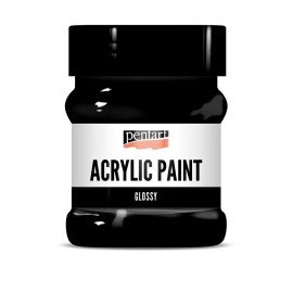 PENTART FARBA AKRYLOWA 230 ml BŁYSZCZĄCA CZARNA