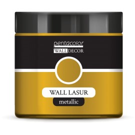 PENTART WALL DECOR LASUR 500ml METALIC ZŁOTO