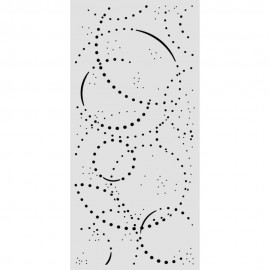 STAMPERIA SZABLON 3D 12x25 cm COSMOS ORBITY
