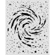 STAMPERIA SZABLON 3D 20x25 cm COSMOS MGŁAWICA