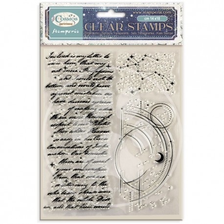 STAMPERIA STEMPEL AKRYLOWY 14x18cm COSMOS