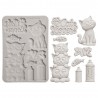 STAMPERIA FOREMKA SILIKONOWA A5 FURRY FRIENDS 2 KOTKI