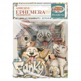 STAMPERIA EPHEMERA PAPIER MAT FURRY FRIENDS 2