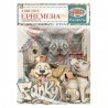 STAMPERIA EPHEMERA PAPIER MAT FURRY FRIENDS 2