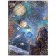 STAMPERIA PAPIER RYŻOWY A4 COSMOS PLANETY