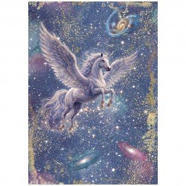 STAMPERIA PAPIER RYŻOWY A4 COSMOS PEGAZ
