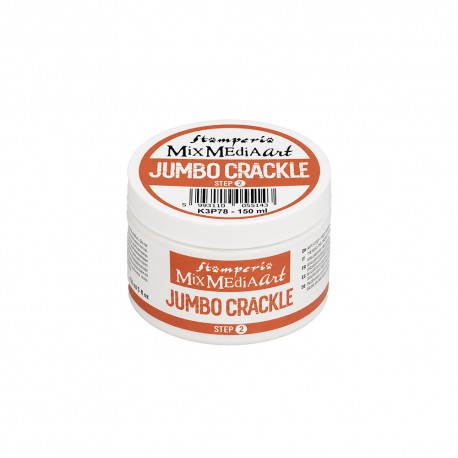 STAMPERIA JUMBO CRACKLE 150ml STEP 2 PASTA PĘKAJĄCA BIAŁA
