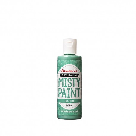 STAMPERIA MISTY PAINT 60ml FARBA SATYNOWA CELADON