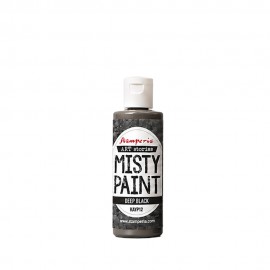 STAMPERIA MISTY PAINT 60ml FARBA SATYNOWA DEEP BLACK