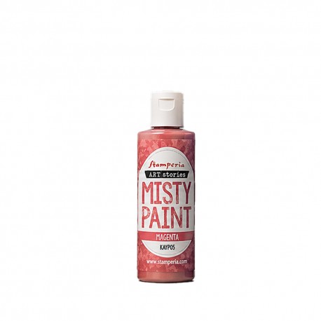 STAMPERIA MISTY PAINT 60ml FARBA SATYNOWA MAGENTA
