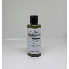 ALCHEMY OF ART FARBA AKRYLOWA MATOWA 60ml FOREST GREEN