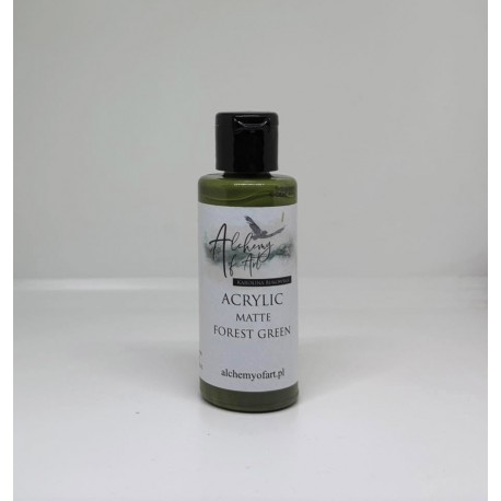 ALCHEMY OF ART FARBA AKRYLOWA MATOWA 60ml FOREST GREEN