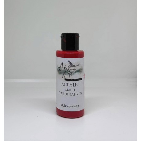 ALCHEMY OF ART FARBA AKRYLOWA MATOWA 60ml CARDINAL RED