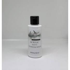 ALCHEMY OF ART FARBA AKRYLOWA MATOWA 60ml TITANIUM WHITE