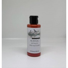 ALCHEMY OF ART FARBA AKRYLOWA METALICZNA 60ml RED AUTUMN