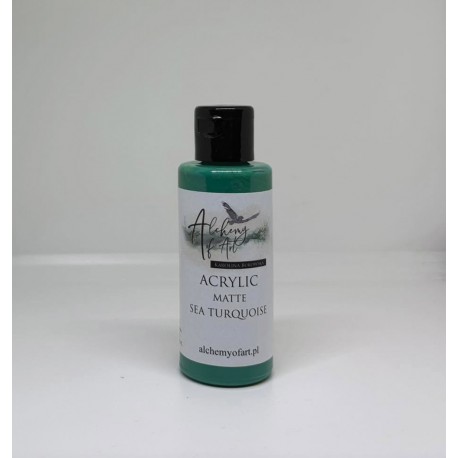 ALCHEMY OF ART FARBA AKRYLOWA MATOWA 60ml SEA TURQUOISE