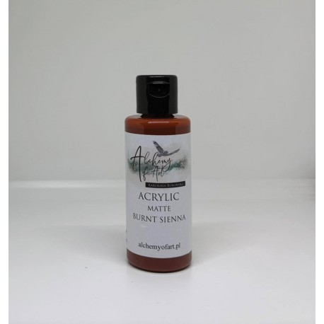 ALCHEMY OF ART FARBA AKRYLOWA MATOWA 60ml BURNT SIENA