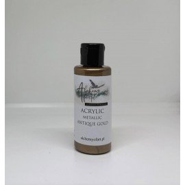 ALCHEMY OF ART FARBA AKRYLOWA METALICZNA 60ml ANTIQUE GOLD