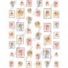 DECOMANIA PAPIER RYŻOWY 35x25 DZIECI RÓŻOWO-NIEBIESKIE