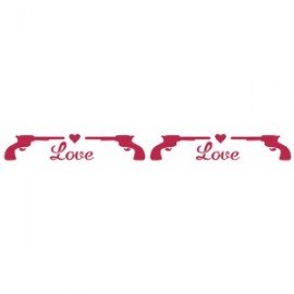 STAMPERIA SZABLON 60x7 cm LOVE KILLS KSE143