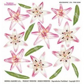 SOSPESO FOLIA HOLOGRAFICZNA PINK LILIUM
